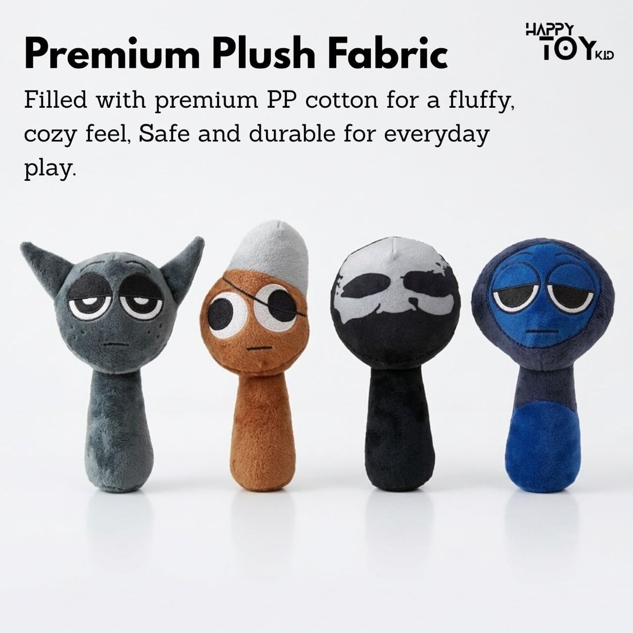 HappyToy Kid Plush Toys - Set of 20 Soft & Colorful Stuffed Plushies for Gifting, Cuddling, Travel & Play - Premium Plush Toy Collection