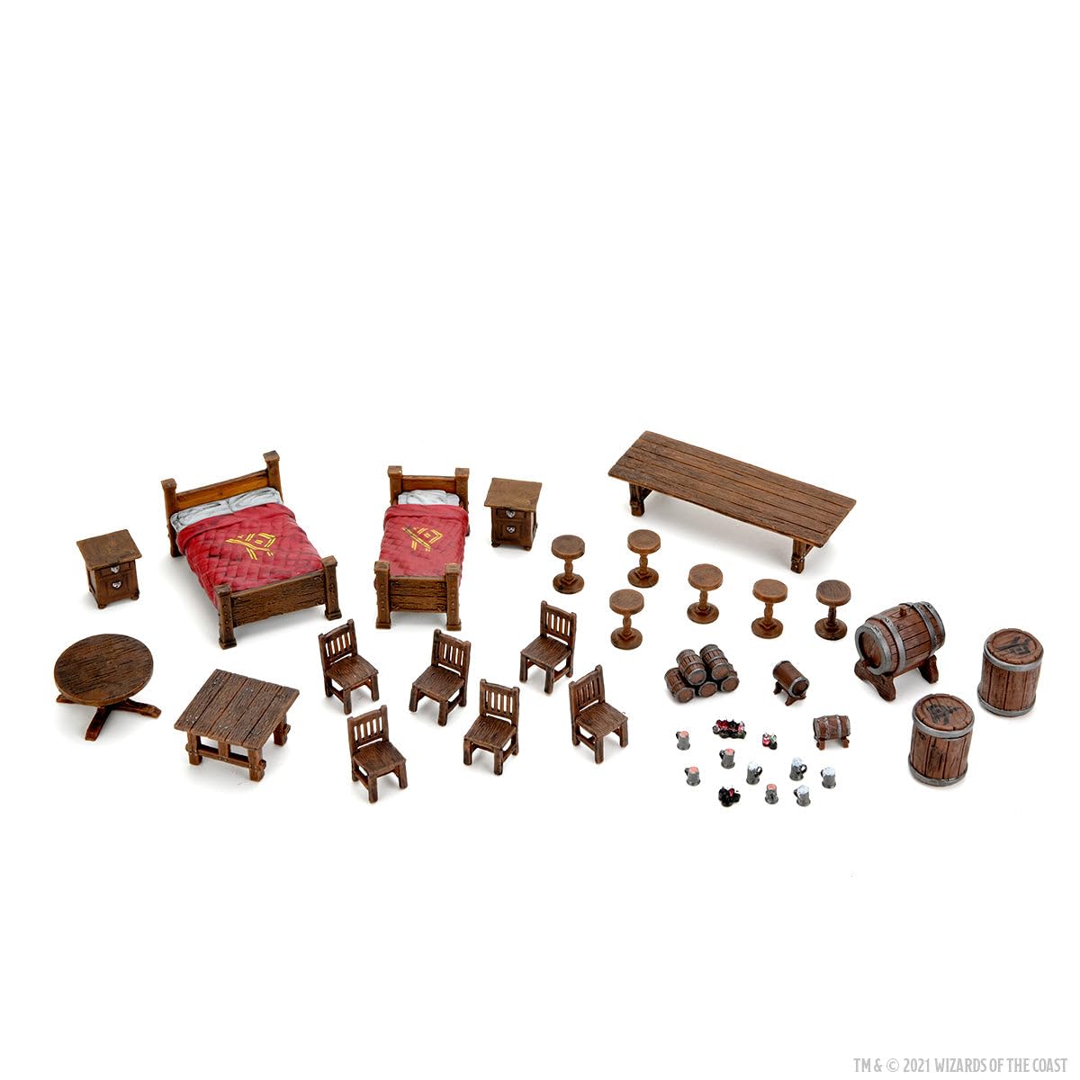 WizKids D&D Icons of the Realms: The Yawning Portal Inn - Beds & Bottles RPG