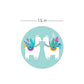 Llama Party Stickers / 250 Festive Desert Event Decals / 1.5" Vibrant Animal Round Envelope Seals / 6 Colorful Alpaca Designs/Made in The USA