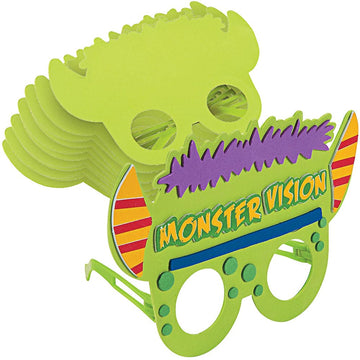 Monster Vision Foam Kids Glasses Craft Kit -12 - Crafts for Kids and Fun Home Activities