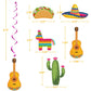 Mexican Fiesta Hanging Swirl Decorations, Cinco De Mayo Party Supplies