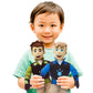 Mighty Mojo Wild Kratts Plush Toy Doll - Chris & Martin Kratt 14" - Adventure Set - Creature Power Suit - Embroidered Details for Fans of The Popular