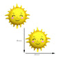 5PCS 30Inch Sun Foil Balloons Sun Mylar Balloons for Boys Girls Summer Themed Party Birthday Decorations