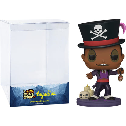 Funko Doctor Facilier: P o p ! Vinyl Figurine Bundle with 1 Compatible 'ToysDiva' Graphic Protector (1084-57350 - B)