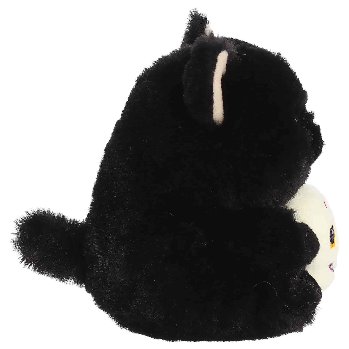 Aurora Rolly Pet 5.5" Jet Black Cat Spooky Stuffed Animal