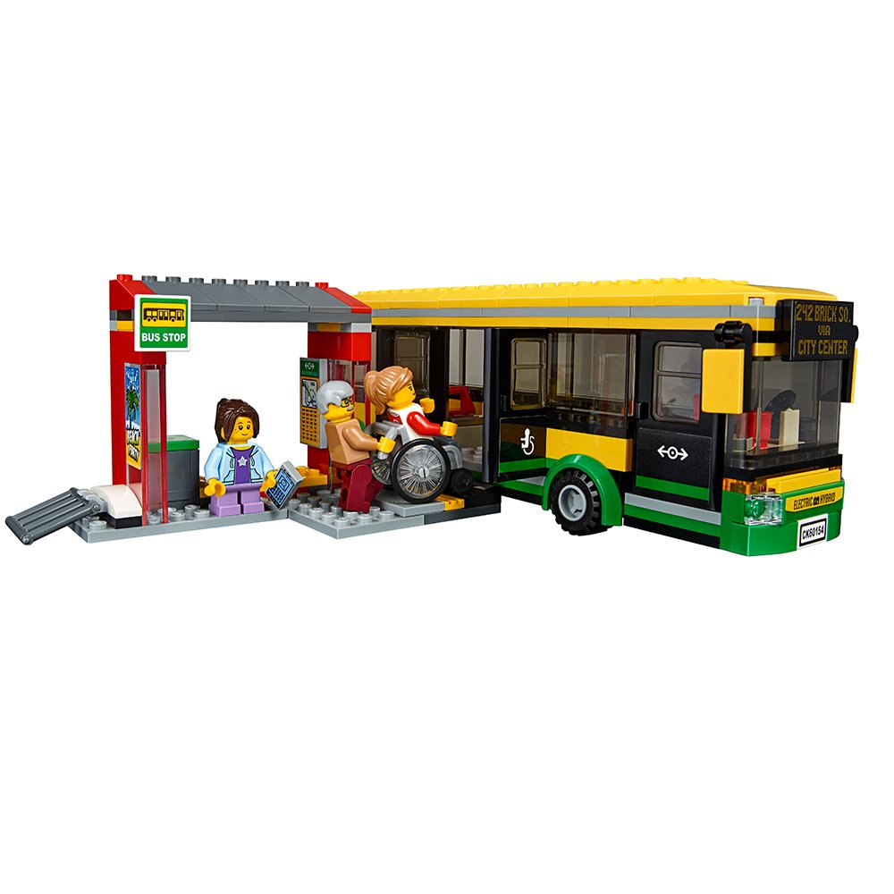 LEGO City Town Bus Station 60154 Building Kit (337 Piece)