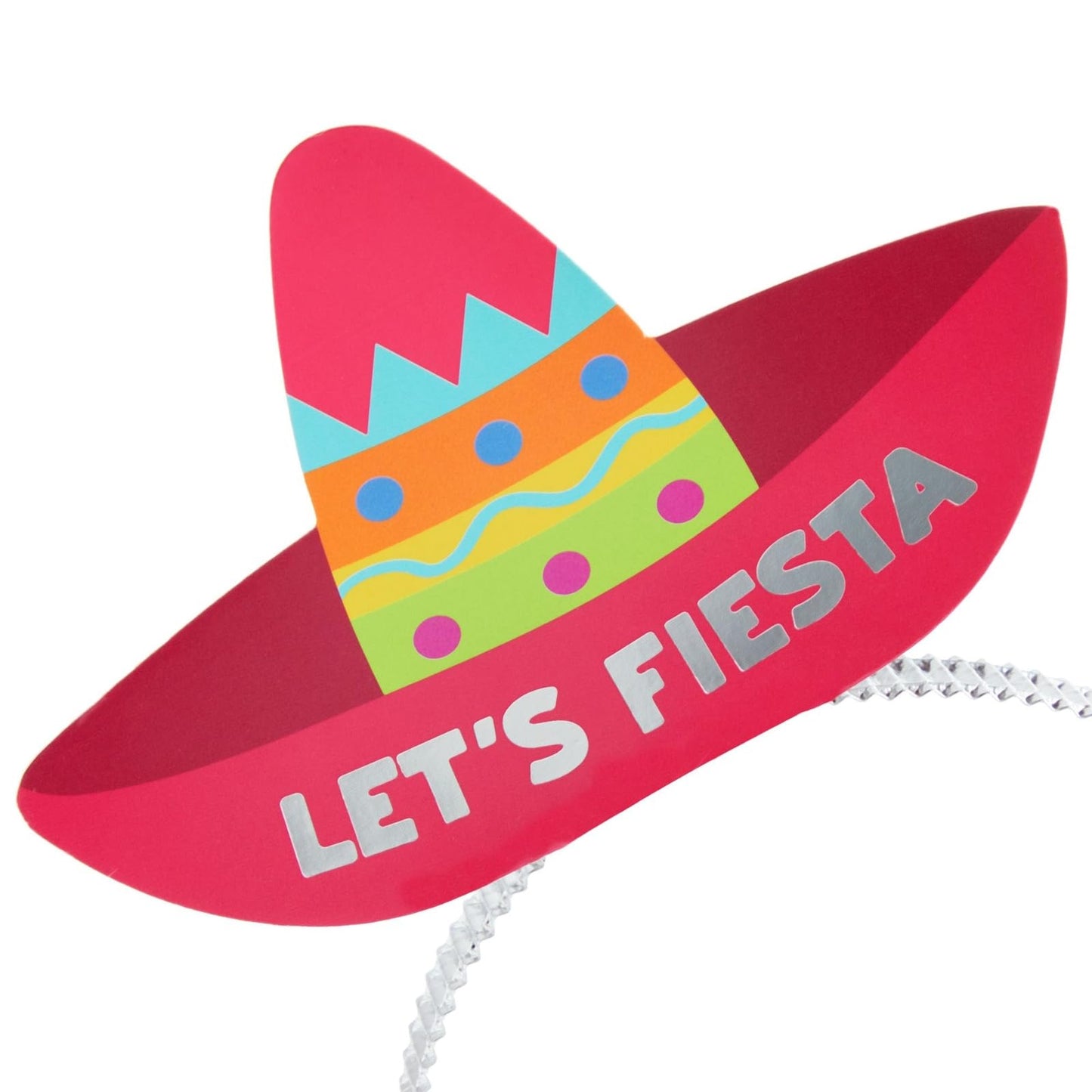 Juvale Sombrero Party Hats for Fiesta Party Supplies & Mexican Birthday Decorations - Taco Balloons & Photo Booth Props - 24-Pack, 3.5" x 5"
