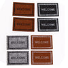 8Pcs 1:12 Miniature Dollhouse Carpet Welcome Dollhouse Rugs Non-Woven Mini Carpet Mats Dollhouse Furniture DIY Decoration Accessories, 4 Colors