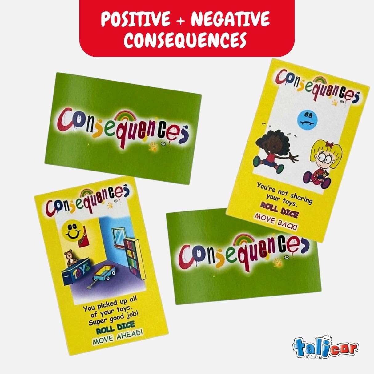 Talicor Consequences - The Ultimate Behavior Board Game for Preschoolers Age 3+