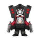 Funo Pop! Bitty Bots: Skibidi Toilet - Titan Speakerman - Parasitic Skibidi Toilet - 0.9 Inch and 4.7 Inch (11.9 Cm) - Television Collectable - Gift
