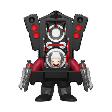 Funo Pop! Bitty Bots: Skibidi Toilet - Titan Speakerman - Parasitic Skibidi Toilet - 0.9 Inch and 4.7 Inch (11.9 Cm) - Television Collectable - Gift
