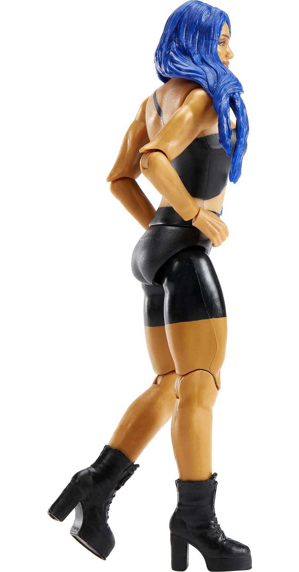 WWE Sasha Banks Basic Action Figure, Posable 6-inch Collectible for Ages 6 Years Old & Up