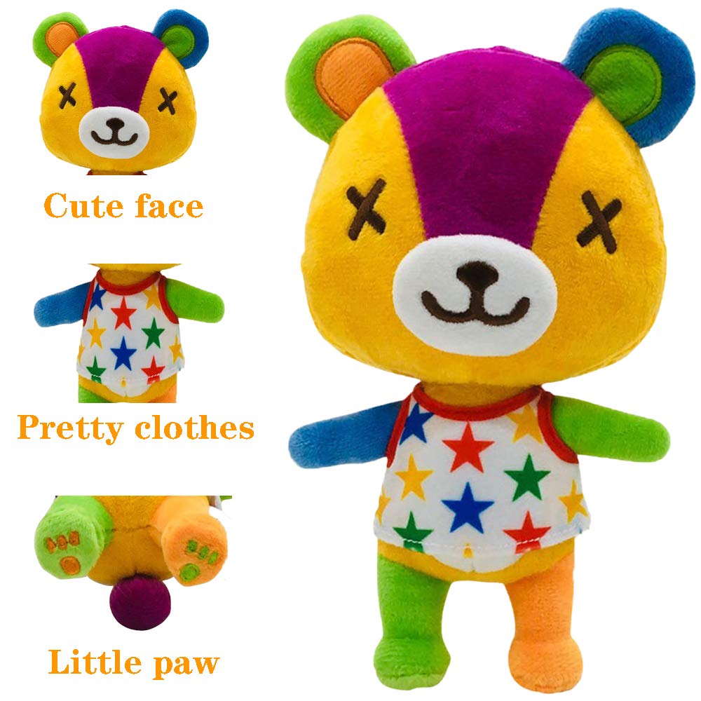Ycixri Animal Crossing New Leaf Plush Toy Suitable for Collection, Animal Crossing: New Horizons Stuffed Doll Toy for Boy Girl Christmas Halloween
