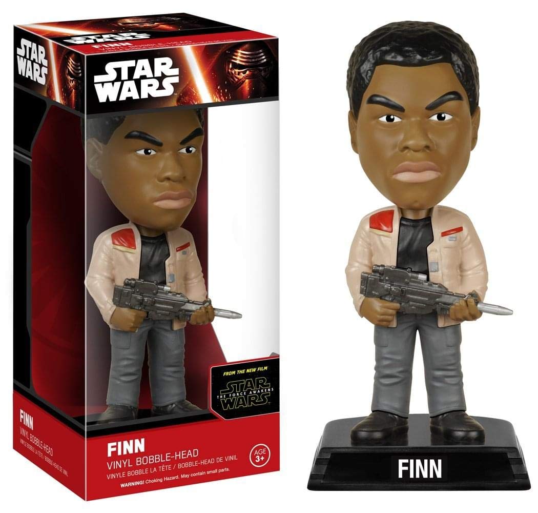 Star Wars Episode VII - Wacky WOBBLER - FINN - Head BOBBLES 15CM