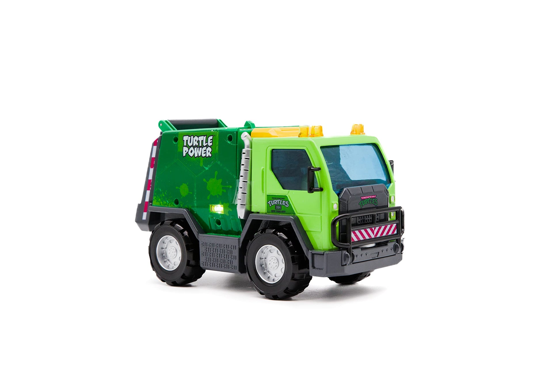 Teenage Mutant Ninja Turtles Toy, Thrash 'N' Battle Garbage Truck with 3 Sewer Cap Launchers, Lights & Sounds, TMNT Mutant Ninja Turtle Vehicle