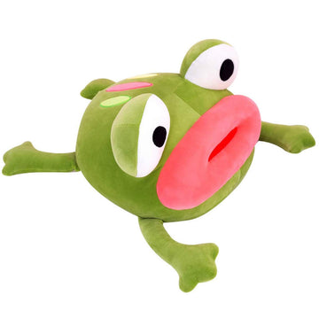CAZOYEE Soft Frog Plushies Gifts for Girls Boys, Frog Snuggly Hugging Pillow, Cuddly Stuffed Animals Decoration,10"
