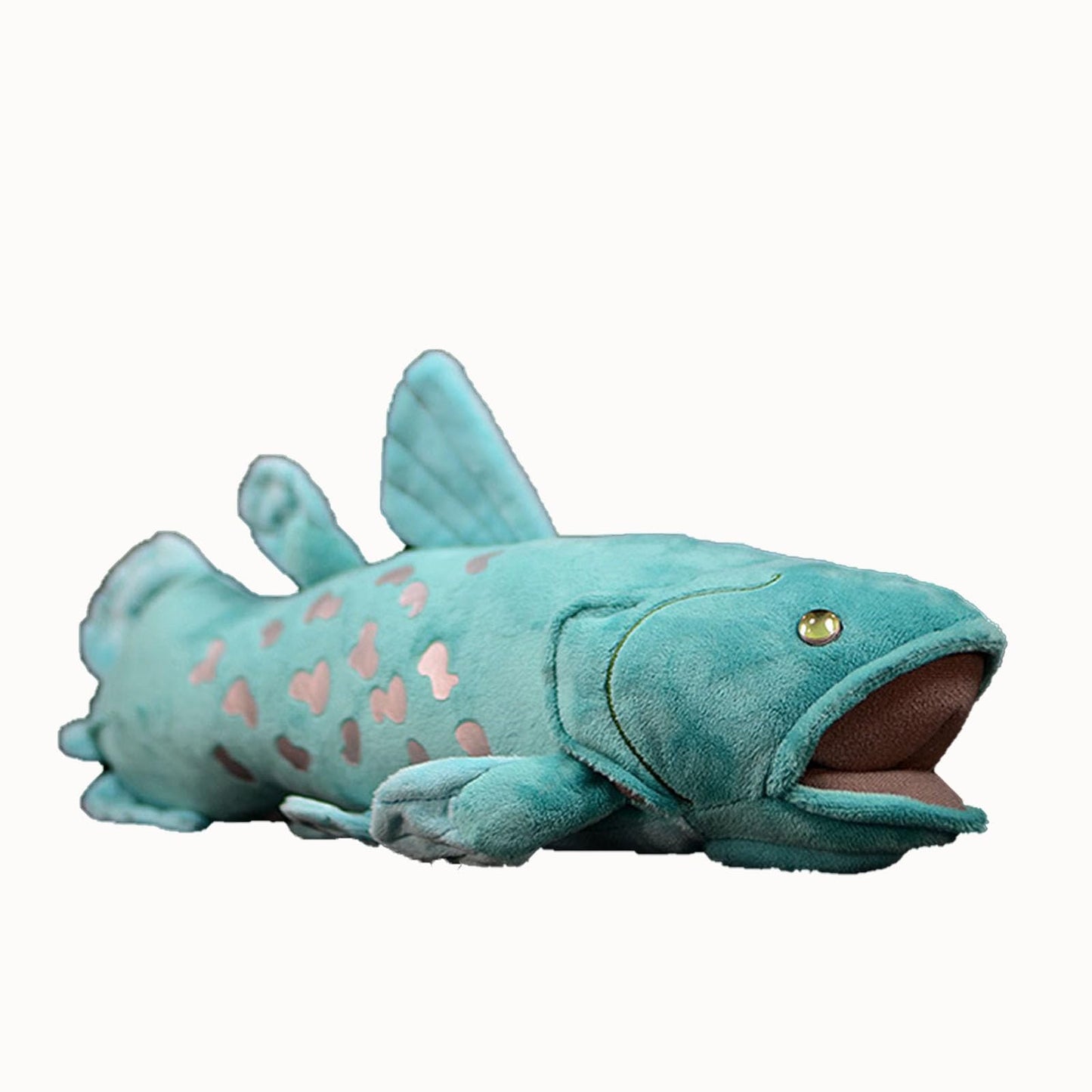 BABY FRANKIEZHOU Simulation Coelacanth Fish Stuffed Animal 15" Long, Cute Soft Coelacanth Plush Toy for Kids Boys and Girls, Stuffed Toy