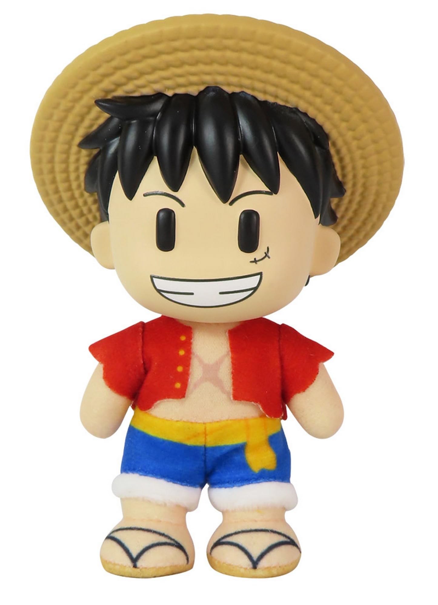 Great Eastern Entertainment One Piece - Monkey D. Luffy (Return to Sabaody Arc) Figurekey Plush 4.5" H