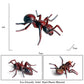 JOKFEICE Realistic Animal Figures Red Ant Figurines Insect Toy, Science Project, Cake Topper, Early Educational Toys Birthday for Toddlers Kids Age 3