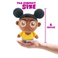 Just Toys LLC Amanda The Adventurer Plush Toy, 6 Inch, Glow in Dark, with Mask (Wooly)