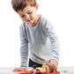 Tender Leaf Toys - Farmyard Tractor - Wooden Tractor Toy with Removeable Trailer, Animals and Accessories - Open-Ended Play Toy, Farm Pretend Play