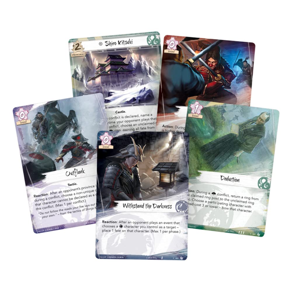 Legend of The Five Rings: The Card Game A Champion's Foresight Dynasty Pack - Tactical Strategy Game for Kids & Adults, Ages 14+, 2 Players, 45-90