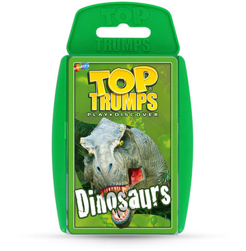 Top Trumps Dinosaurs Classics Card Game, Learn About The Tyrannosaurus Rex, Stegosaurus, Giganotsaurus in This Educational Pack, Gift and Toy for Boys