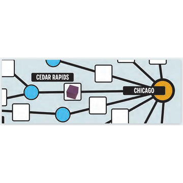 Rio Grande Games: Chicago & Northwestern Strategy Board Game, Railroad Investment Gameplay for Adults, 3-5 Players