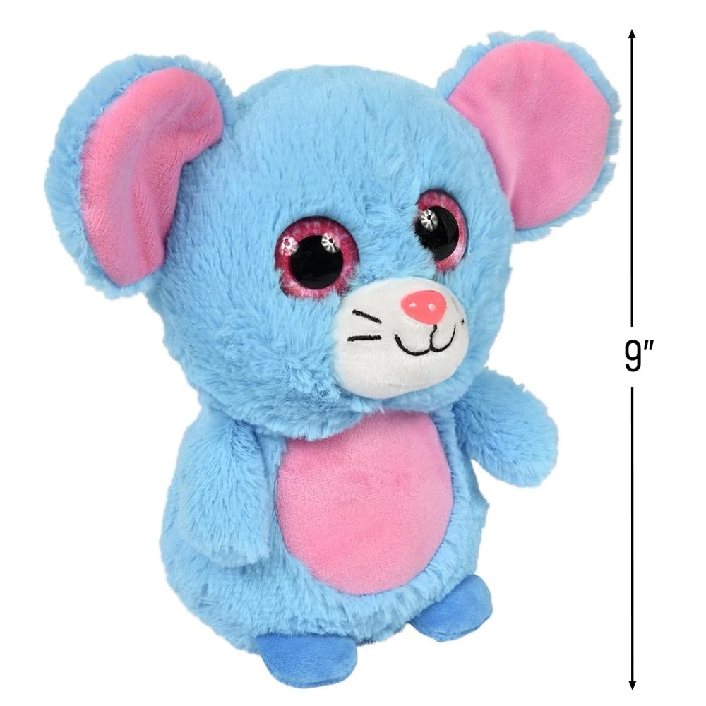 Rhode Island Novelty 9" Plump Pal Mouse Plush, 1 Piece per Order