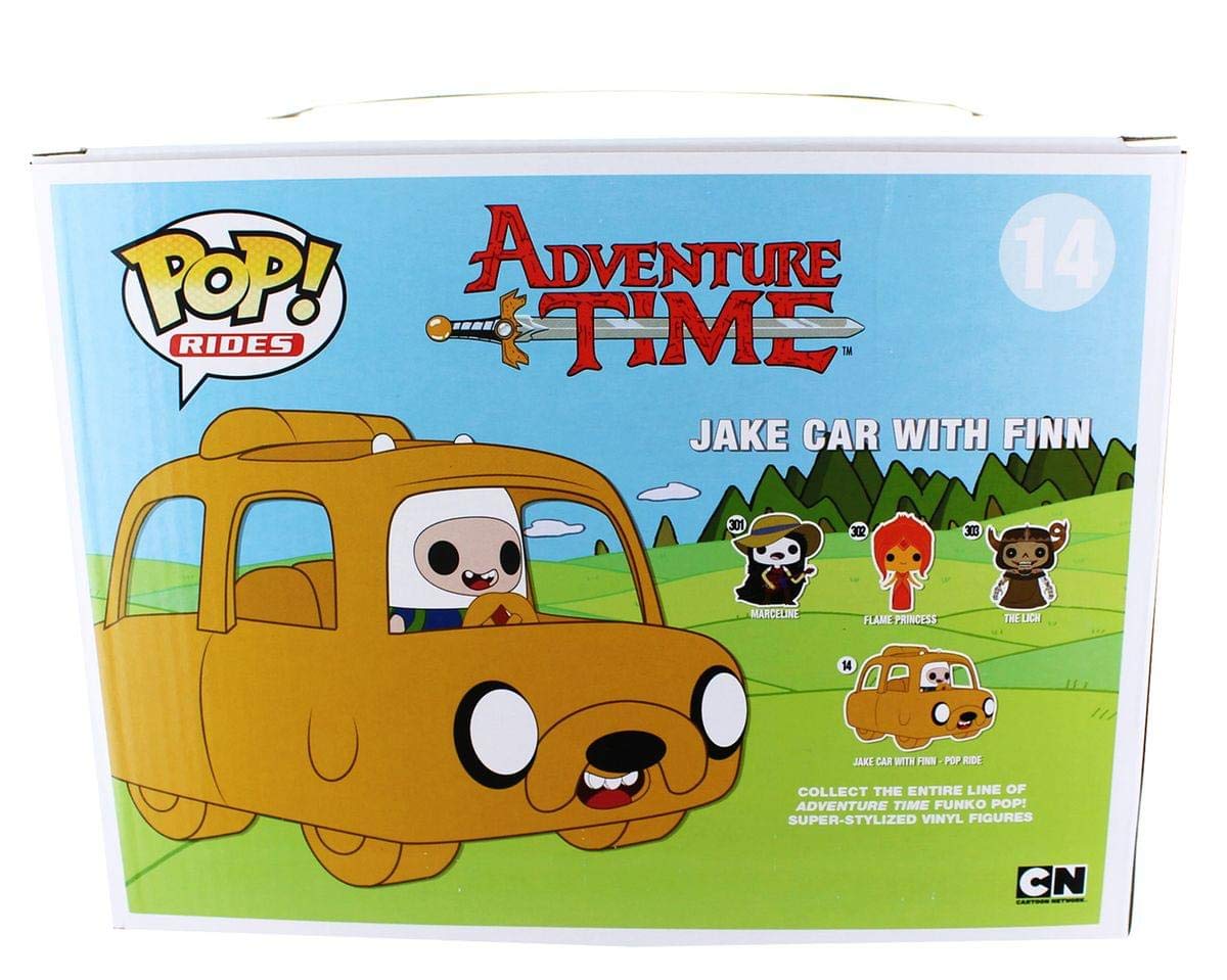 Funko Pop Rides: Adventure Time-Jake Car & Finn Action Figure
