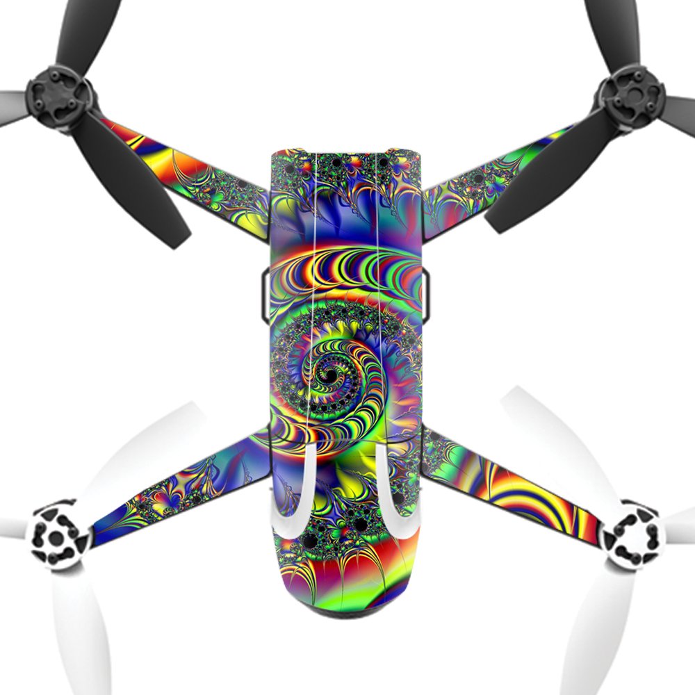 MightySkins Skin Compatible with Parrot Bebop 2 - Acid | Protective, Durable, and Unique Vinyl Decal wrap Cover | Easy to Apply, Remove, and Change