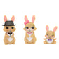 Mattel Enchantimals Royal Family Toy Playset with Brystal Bunny Small Doll, 3 Animal Sibling Figures & 4 Accessories