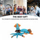 3D Printed Articulated Animals Pirate Octopus, 8-Inch Poseable Octopus Desk Decor, Unique Gift for Home & Office,3D Decorative Ornaments(Octopus)