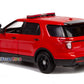 Motormax All Star Toys 1/24 Fire Department Diecast Model 2015 Ford Police Interceptor Utility Fire Marshal, Fire Chief Vehicle, Fire Truck Unmarked
