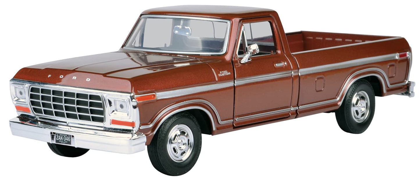 Motormax 1979 Ford F-150 Pickup Truck 1/24 Diecast Model Car, Brown 79346BR