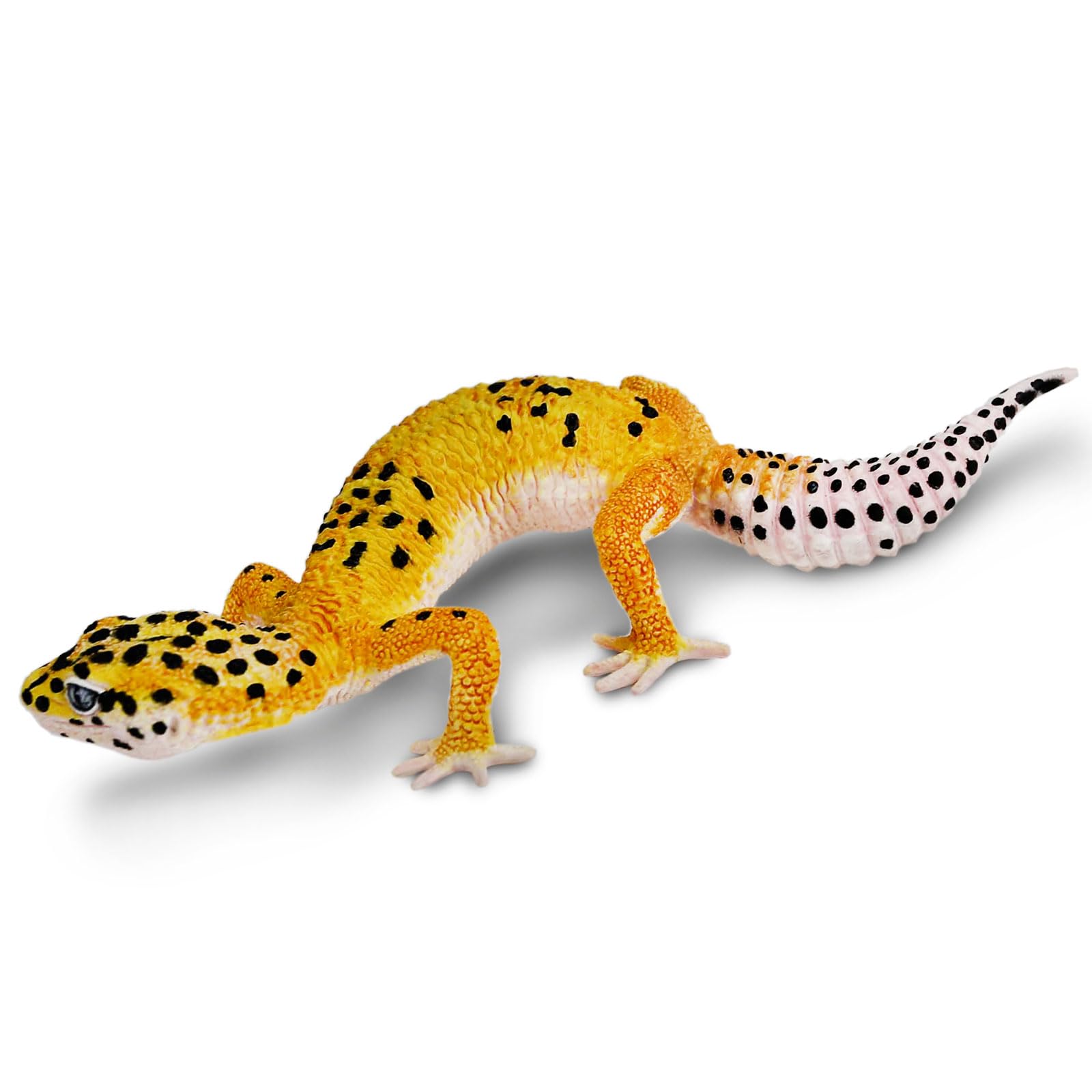 Safari Ltd. Leopard Gecko Figurine - Detailed 7" Plastic Reptile Figure - Educational Toy for Boys, Girls, and Kids Ages 3+