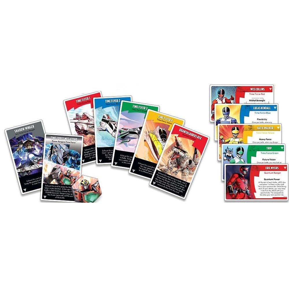 Renegade Game Studios Power Rangers Time Force Expansion for Heroes of The Grid Board Game, 2-5 Players, Ages 14+