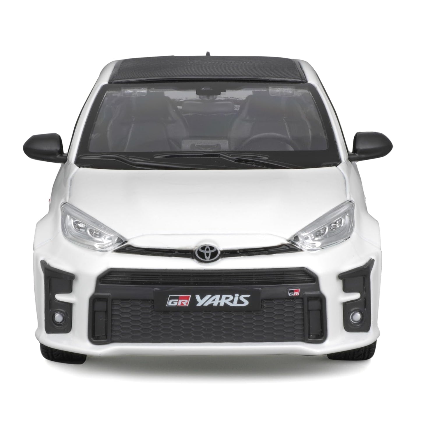 Maisto 2021 Toyota GR Yaris White with Carbon Top Special Edition Series 1/24 Diecast Model Car