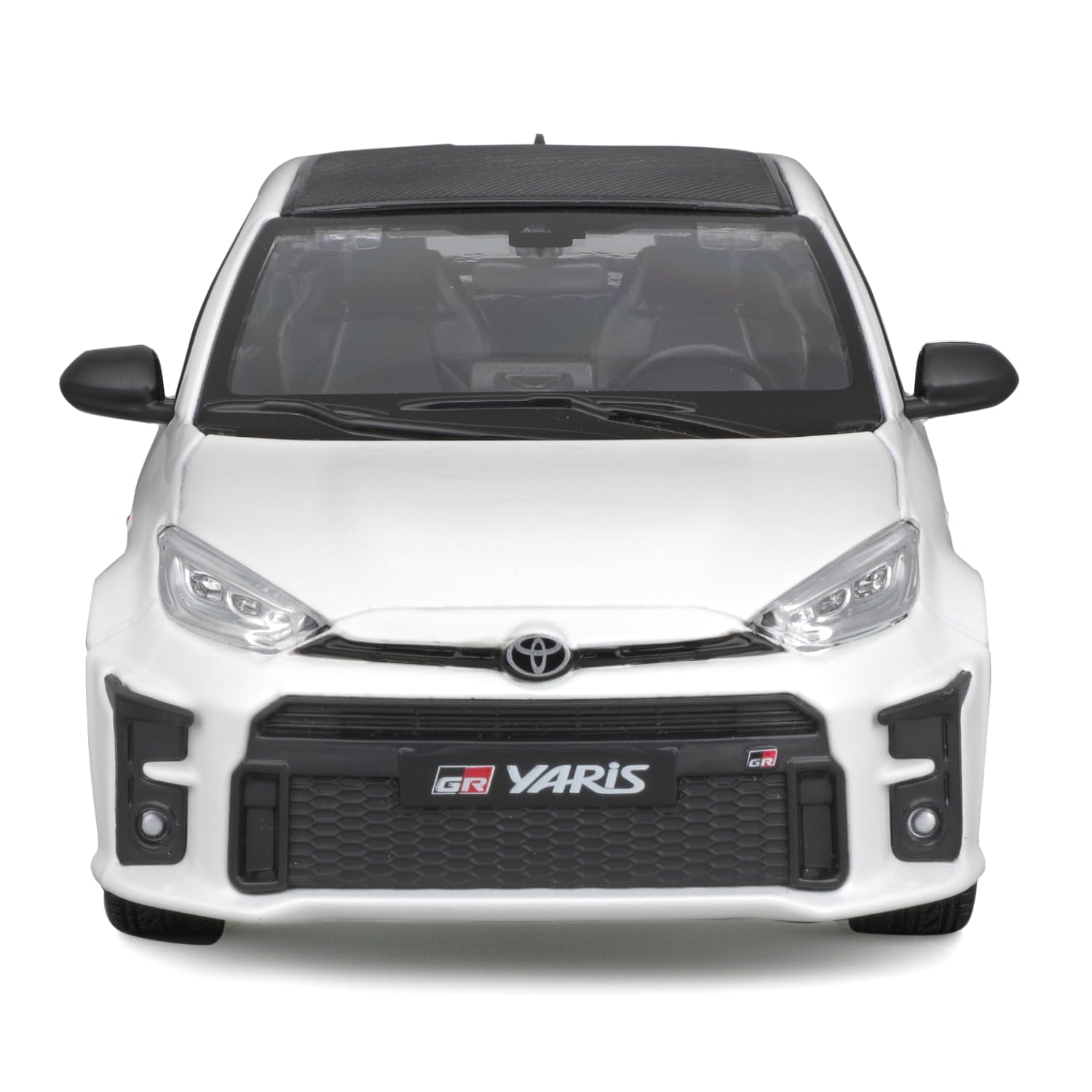 Maisto 2021 Toyota GR Yaris White with Carbon Top Special Edition Series 1/24 Diecast Model Car