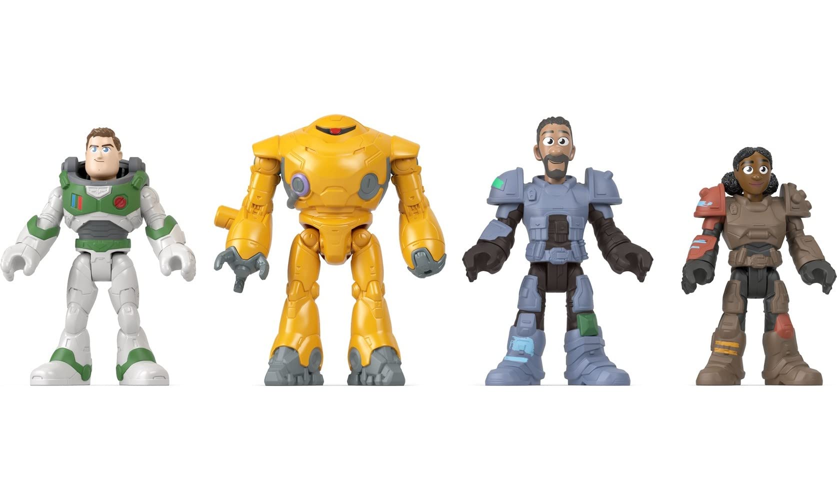 Fisher-Price Imaginext Figure Set Disney and Pixar Lightyear Jr. ZAP Patrol Multipack with Buzz Lightyear Toy for Preschool Kids Ages 3+ Years