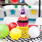 25 Pcs Cake Topper and Cupcake Toppers Set Birthday Party Supplies for Ghost Spider Birthday Decorations