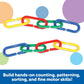 Learning Resources Link 'N' Learn Links - 500 Pieces, Ages 3+, Preschool Supplies, Toddler Toys, Math Manipulatives