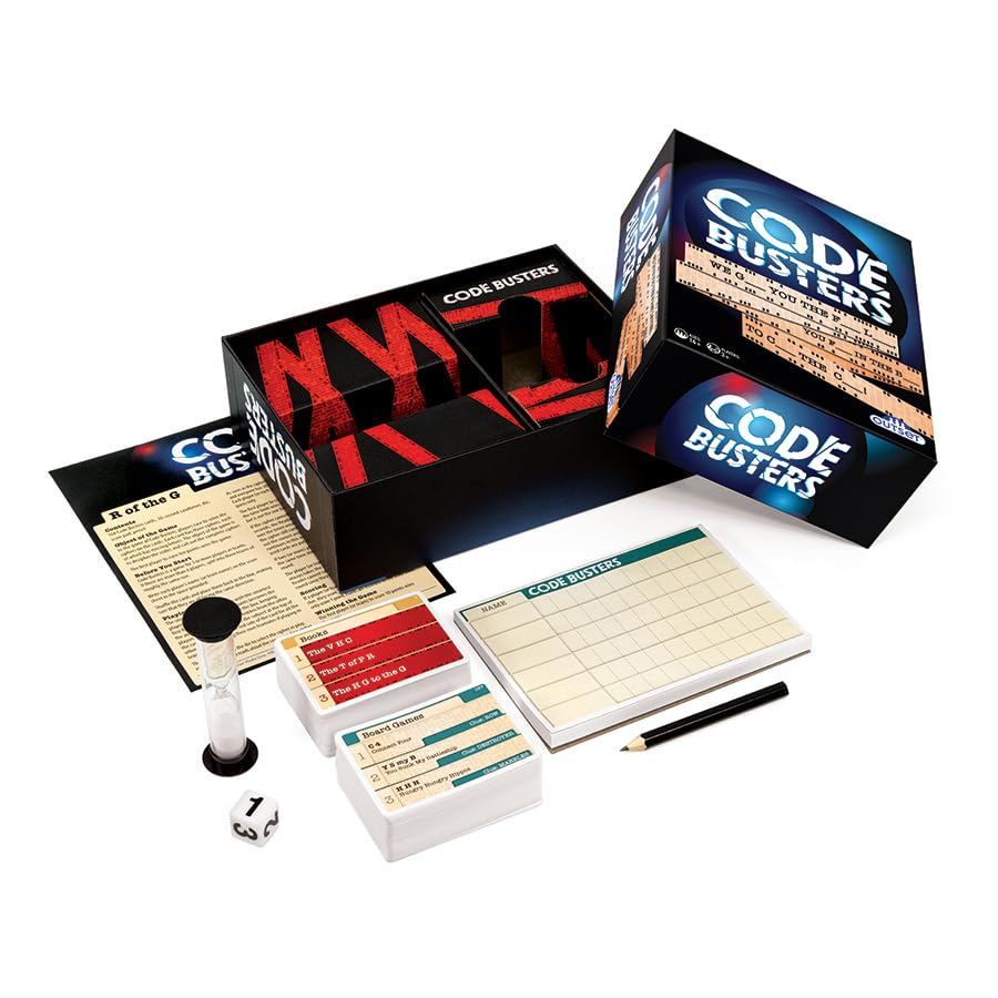 Outset Media Code Busters Card Game - for 3 or More Players Ages 14 and up