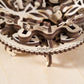 UGEARS Mechanical Flower 3D Wooden Puzzles for Adults - Wooden Model Kits for Adult Mechanical Flower Models Open and Close Wood Creations Brain