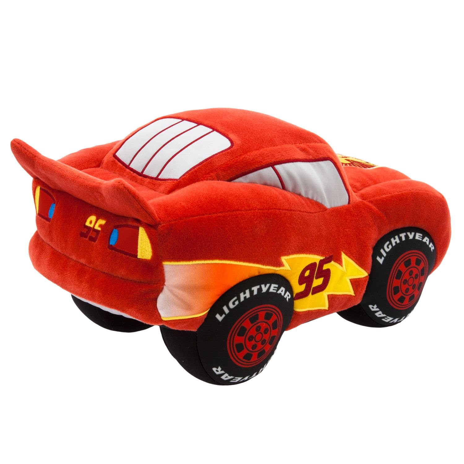 Disney Store Official Lightning McQueen Plush Medium Soft Toy for Kids - Cuddly Character with Fuzzy Texture and Embroidered Details - Suitable