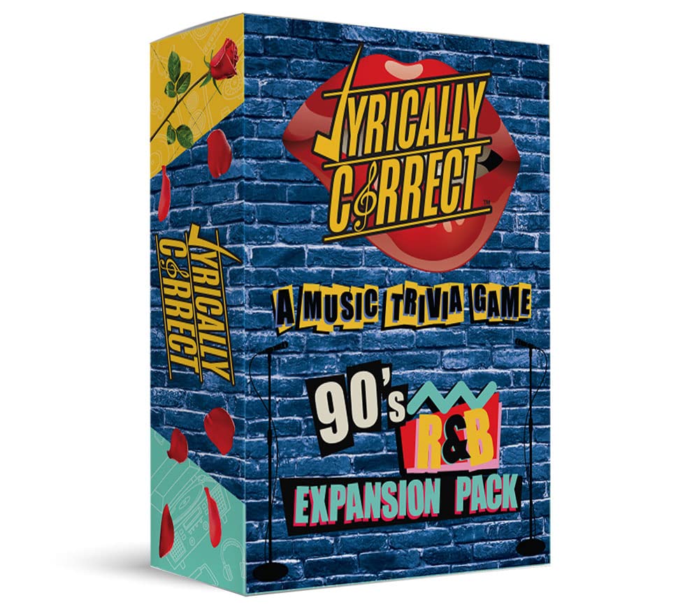 Lyrically Correct '90s R&B Expansion Pack - 80 Additional Music Trivia Cards for Adults | Add-On Deck More 90s R&B Hits, Deeper Cuts & Longer Game