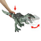 Mattel Jurassic World Dominion Strike 'n Roar Dinosaur Action Figure, Giganotosaurus Gray Dino Toy with Striking Motion & Sounds