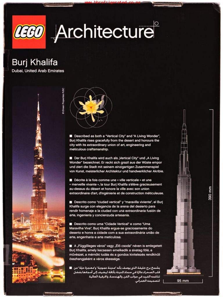 LEGO Architecture Burj Khalifa 21031 Landmark Building Set