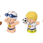 Little People Collector Team USA Classic Sports Special Edition Set for Adults & Fans, 4 Athlete Figures in Display Package