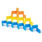 Bulk Dominoes Kinetic Domino Kit | Dominoes Set, STEM STEAM Small Toys, Family Games for Kids, Kids Toys and Games, Building, Toppling, Chain Reaction